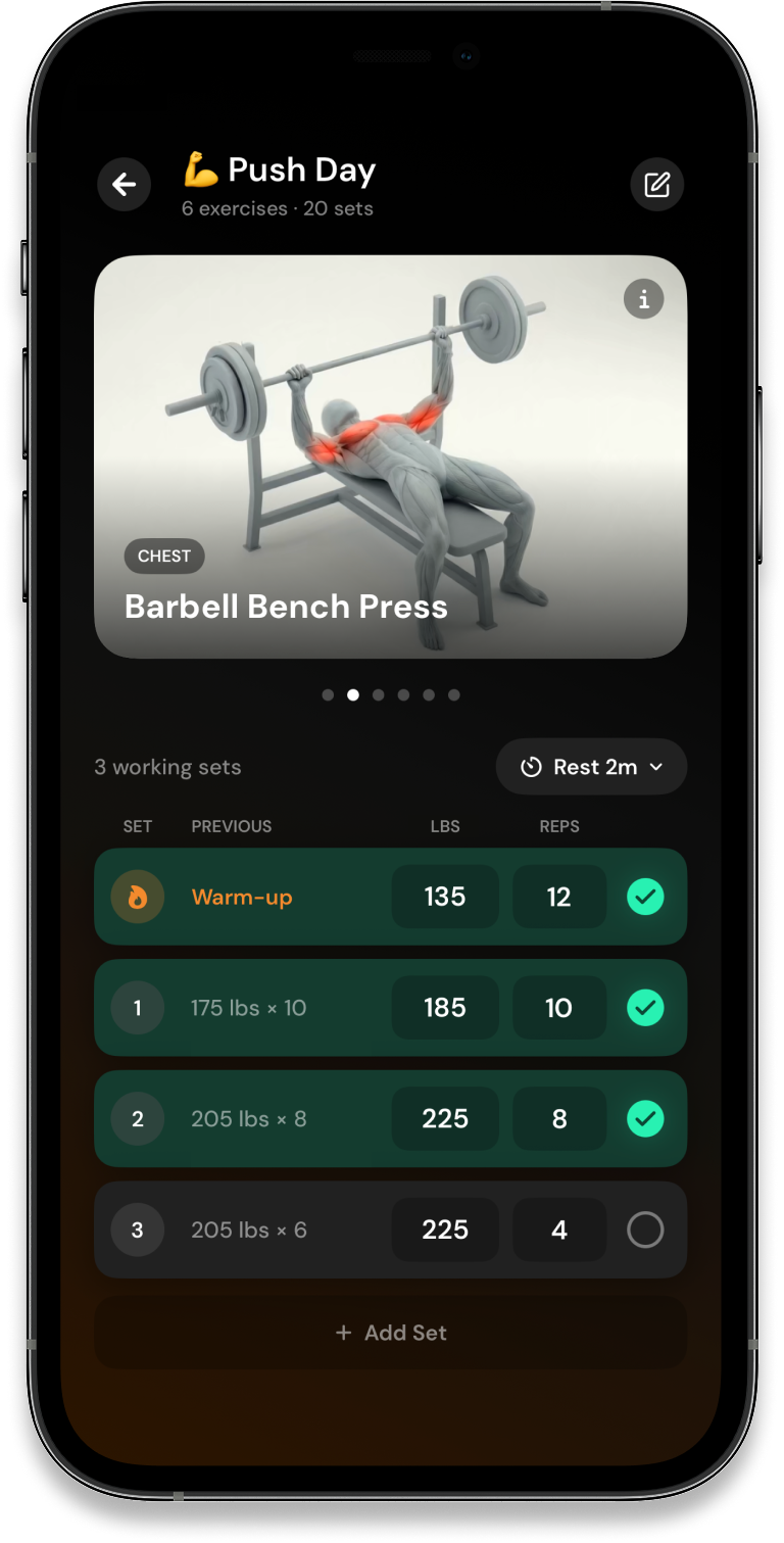 Log Every Workout